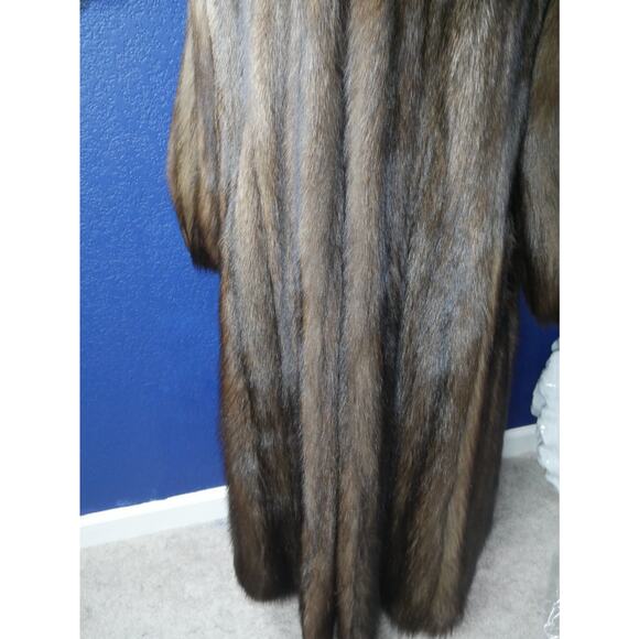 Beautiful Fischer Sable Fur Full Length Coat Jacket - Picture 2 of 7